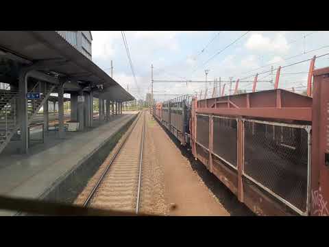 Pohľad Rušňovodiča • PKPc ET41•  Ostrava Bartovice - Ostrava Hl.n.