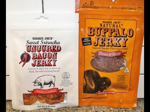 Trader Joe's: Sweet Sriracha Bacon Jerky and Sweet &...