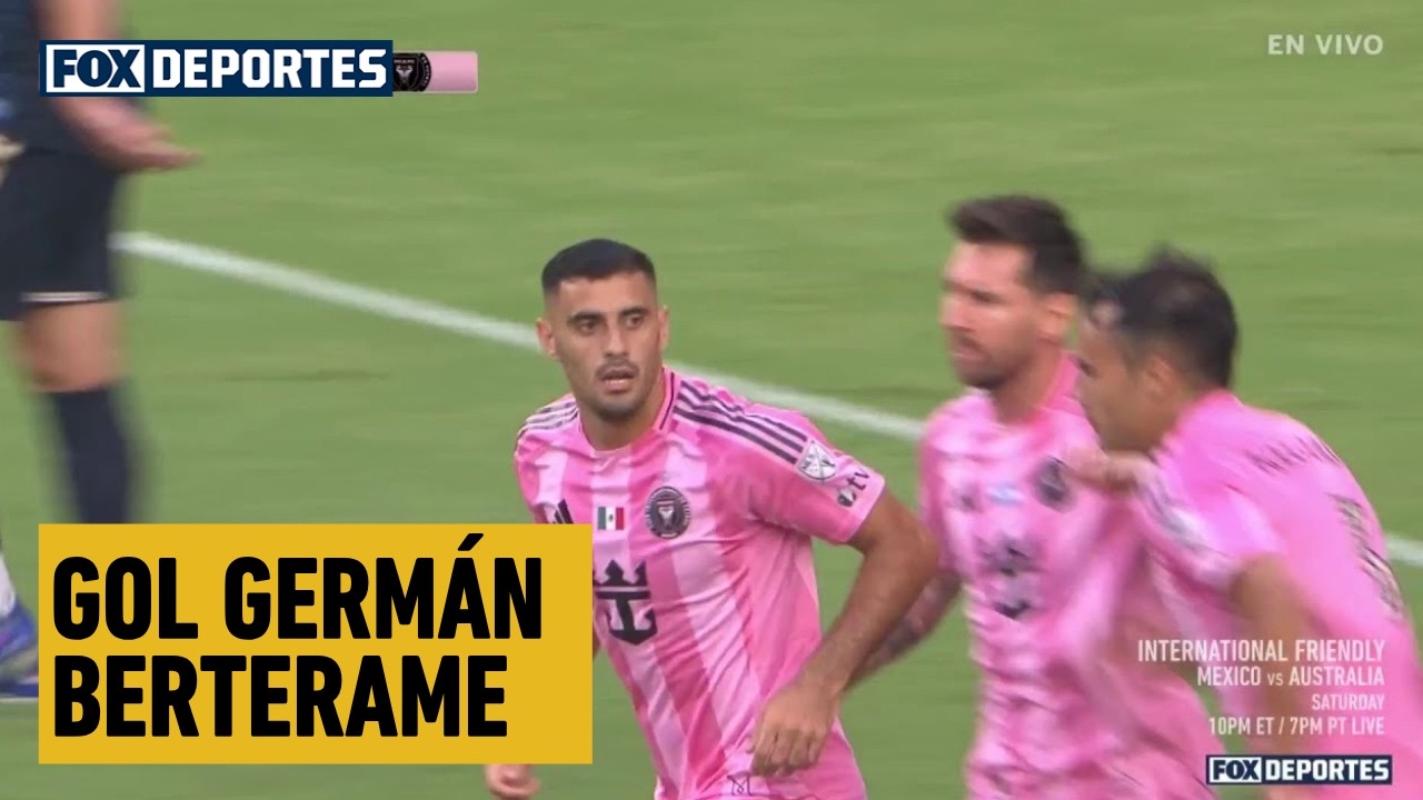 💪 GOL Germán Berterame con ASISTENCIA de Lionel Messi | Inter Miami 1-2 Philadelphia Union | MLS