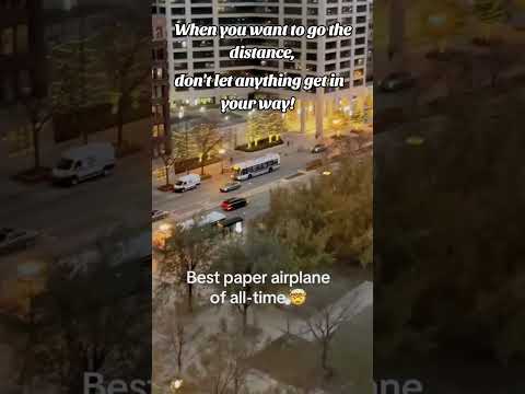 @tiktok #duet w/ @Houseofhighlights Go the #distance ! #paperairplane #airplane #yougotthis