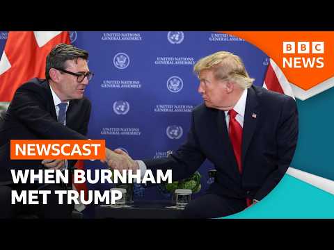 What happened when UK Prime Minister Andy Burnham met US President Donald Trump? | BBC Newscast
