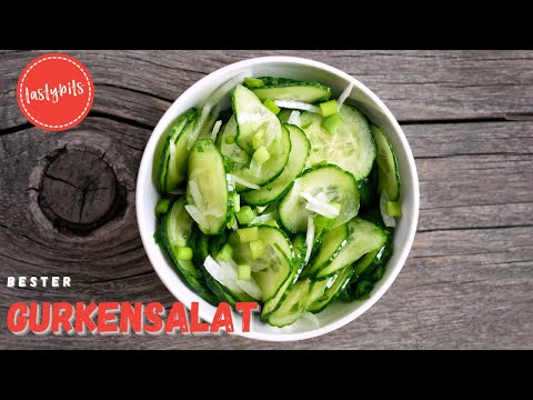 Der besten Gurkensalat mit Dill - ganz einfach selber machen! 🥒