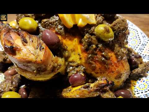 Moroccan roasted capon, delicious