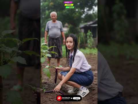 heavy rain in village life rainstorm and thunder #heavyrain #rainyday #fyp