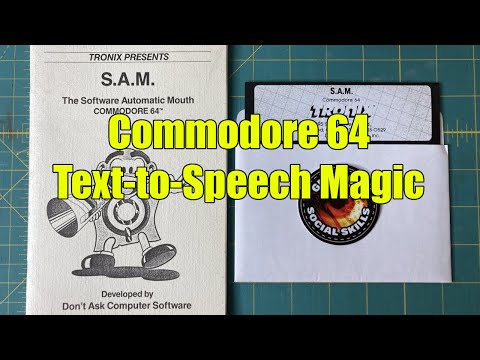 Commodore 64 SAM Sings "The Star-Spangled Banner" (1983 Demo)