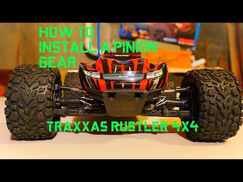 HOW-TO: Install a Pinion gear on a Traxxas Rustler 4x4