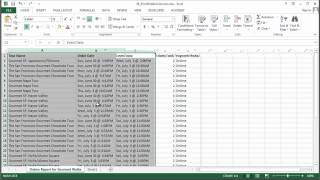 Printing an Excel Sheet With Hidden Columns : Using Excel & Spreadsheets