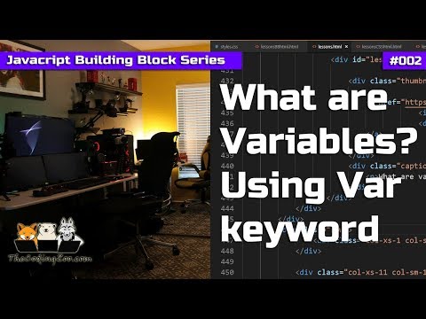 Learn How To Create A Javascript Variable With Var Javascript Building Blocks 2 Learn Javascript