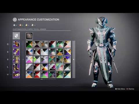 Destiny 2 Season 17 NEW TRIALS ARMOR with all shaders (Red flawless glow)