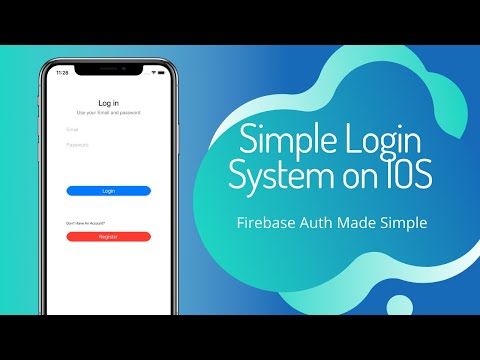 Creating a login system for your iPhone app (Firebase Authentication Tutorial for Beginners)