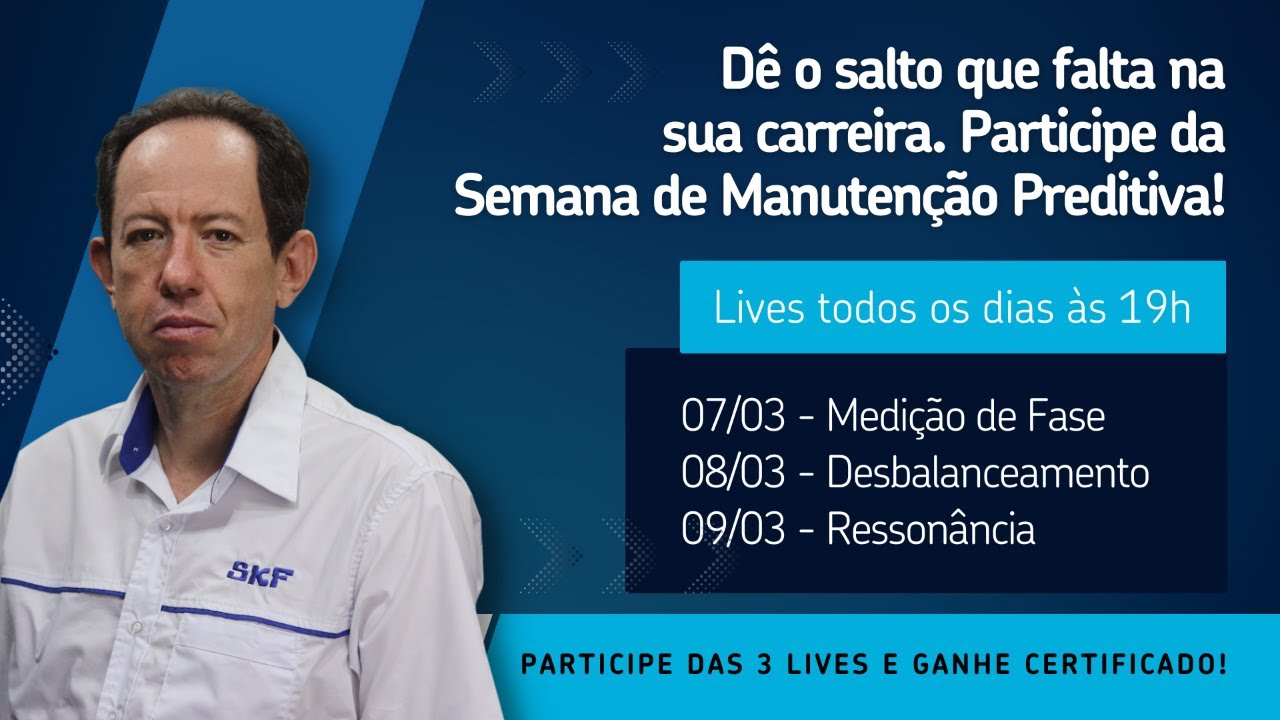 1ª Live - Semana de manutenção preditiva - Medição de Fase