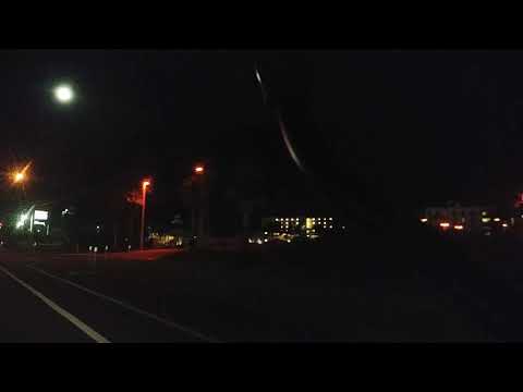 Fort Walton to destin drive Florida in the evening