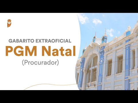 Gabarito Extraoficial - PGM Natal (Procurador)