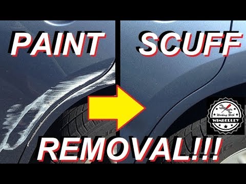 How to Remove Paint Scuffs & Paint Transfer On Your Car Quickly & Easily with No Tools! DIY