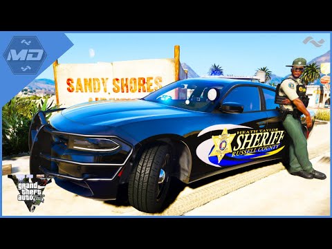 SANDY SHORES TRAFFIC ENFORCEMENT | GTA 5 LSPDFR ROLEPLAY MOD