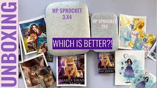 UNBOXING New HP Sprocket 3x4 Photo Stickers Printer vs HP Sprocket 2x3
