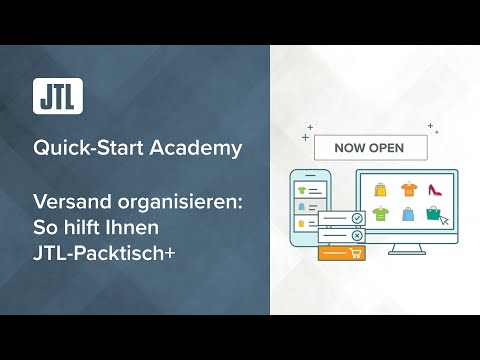 Versand organisieren: So hilft Ihnen JTL Packtisch+ - JTL Quick-Start Academy - Teil 10 {Webinar}