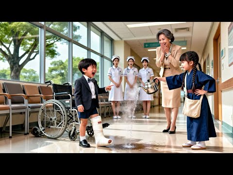 Niño travieso finge estar enfermo para no ir a escuela;una niña prodigio lo “cura” con agua caliente