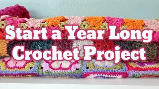 The Daily Blossoms Affirmation Blanket and How to Succeed at Yearlong Crochet Projects in 2026