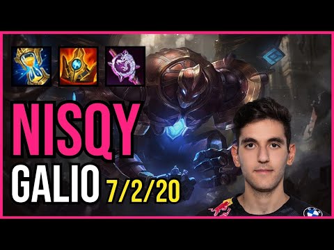 NISQY - GALIO vs KATARINA Mid - EUW Challenger - Patch 11.6