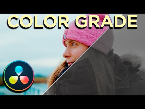 How to color grade RAW FOOTAGE IN DAVINCI RESOLVE IN 5 MINUTES?