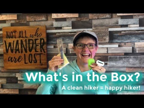 WHAT’S IN THE BOX? HIKING / BACKPACKING GEAR TO KEEP YOU CLEAN AND SAFE ON TRAIL