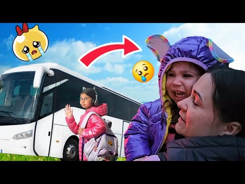 🚌MOTHER and SISTER with TEARS in their eyes😿 I WENT ALONE on a school trip to Romania Types of st...