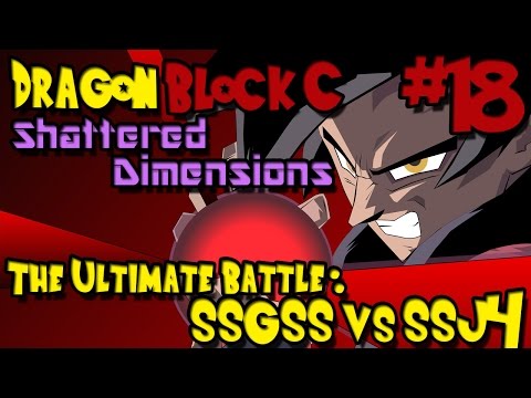 Dragon Block C: Shattered Dimensions (Minecraft Mod) - Episode 18 - Ultimate Battle: SSGSS vs SSJ4