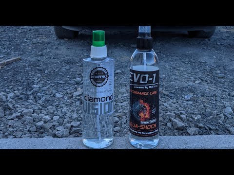 Scheibenversiegelungen Test | Infinity Wax Diamond Vision vs EVO-1 Aqua Shock | 1 Tag nach Auftrag