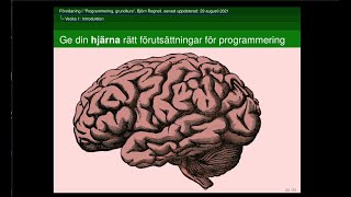 Programmering (2021) vecka 1 del 2: Hur lära programmering?