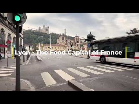 Lyon - the food capital of France (drone)