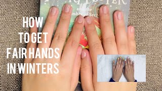 How to brighten hands | menicure at home 100% results