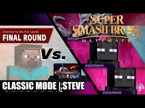 Super Smash Bros. Ultimate - Classic Mode | Steve [Nintendo Switch]