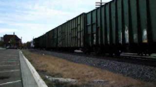preview picture of video 'UNION PACIFIC --1W,2E  at Caldwell, Idaho 10 18 '09'