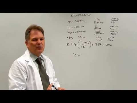 Pharmacy Calculations for Technicians - Unit Conversions