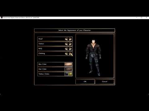 Let's Play Neverwinter Nights Part 1 - Character Creation and Glitchy Graphics