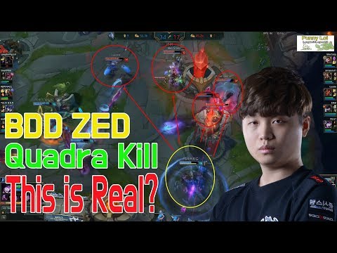 BDD Solo queue Zed quadra kill this is real?
