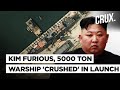 North Korea S Warship Launch Fails Kim Blames Criminal Negligence Amid Missile Display