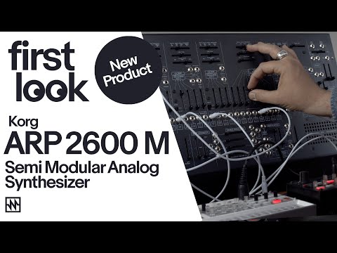 First Look: Korg ARP 2600 M, Remake of the Classic Semi Modular Analog Synthesizer