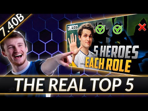 My Take on BSJ’s Top 5 Heroes for Each Role in 7.40b | Dota 2 Meta Guide