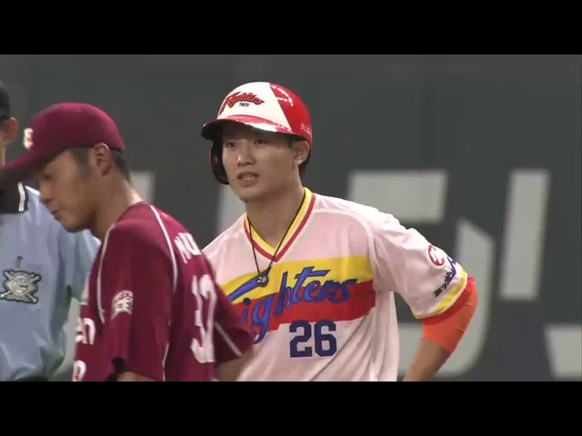 【2回裏】ファイターズ西川が逆転タイムリー!! 8試合連続ヒットと打撃急上昇!! 2014/8/21 F-E