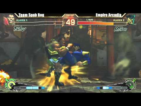 SSF4 AE 2012 Team Spab Rog vs Empire Arcadia - 2 v 2 Team Battle @ Next Level
