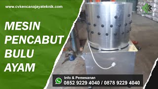 Mesin Pencabut Bulu Unggas-Mesin Perontok Bulu Ayam