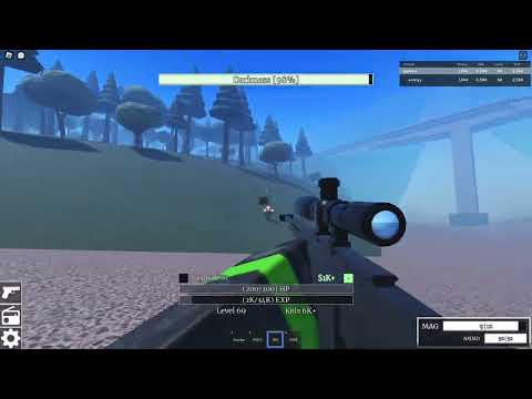 Shredding darkness with the M134 (Roblox AniPhoiba)