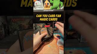Can you fan Magic The Gathering cards? Let's find out! #mtg #mtgarena #cardistry #magic #magician