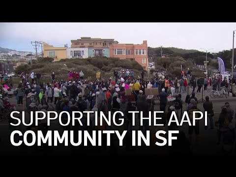 Group Holds Rally in Support of AAPI Community in San Francisco