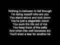 Tantric Down And Out Lyrics 