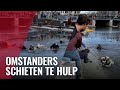 Zes mensen uit wak gered op Prinsengracht