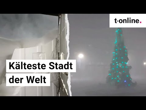 Yakutsk, Siberia: Video shows life at minus 56 degrees Celsius