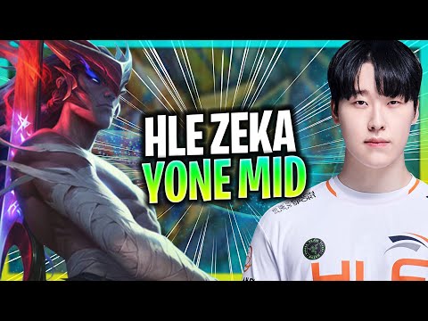 WHEN HLE ZEKA PLAYS YONE MID vs ZOE!